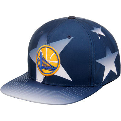 Men's Golden State Warriors Mitchell & Ness Navy Award Ceremony Snapback Adjustable Hat